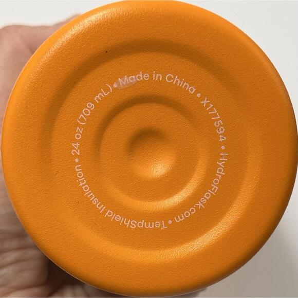 Hydro Flask Double Wall Insulated Stainless Steel Orange Clementine 24 oz NWOT - Picture 7 of 9